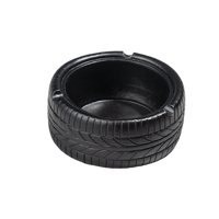 Bothyi - Cenicero Con Forma De Neumático, Decoración De Resina, Cenicero Para Sala De Estar, Accesorios Para El Hogar, Negro