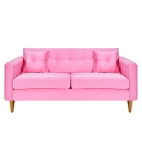 Bodevir - Sofa New Retro 3C Felpa 04 Rosado