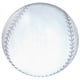 thumbnail image 1 of Pisapapeles de cristal Amlong Baseball 8 cm con caja de regalo, 1 of 4