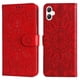 thumbnail image 1 of Funda tipo cartera FOXDOCK para Samsung Galaxy A06 5G , diseño girasol en relieve, cuero PU, cierre magnético, soporte y tarjetero, 1 of 5