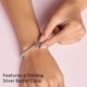 thumbnail image 3 of Pulsera Pandora Beads Pava Plata Esterlina CZ Mujer, 3 of 3