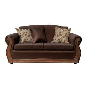 América Decora - Sofá Con Resorte Estructural Grand Santi Chenille 3 Personas Café X