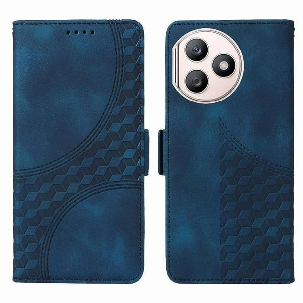 Carcasa FOXDOCK Honor X50i de cuero PU, diseño acolchado clásico, protección contra caídas y rayones