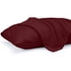 thumbnail image 1 of Pack de 2 fundas de almohada Utopia Bedding Queen, color burdeos, 50 x 75 cm, 1 of 7