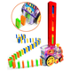 thumbnail image 4 of Juego Tren Domino 60pcs Automático Coche Eléctrico Niño, 4 of 5