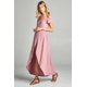 thumbnail image 1 of Enterizo Emerald Maxi De Jersey Sólido Con Hombros Descubiertos Mauve M, 1 of 2