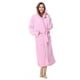 thumbnail image 1 of Bata De Baño Con Capucha Para Mujer De Invierno Grueso Cálido Rosa, 1 of 3
