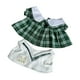 thumbnail image 2 of Ropa Para Muñecas De Peluche De 20 Cm, Vestido Para Muñecas Y Suéter, Chaleco, Disfraces, Verde Cómodo, 2 of 3