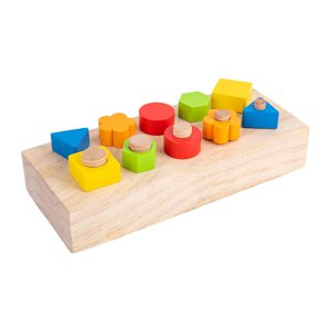 Bothyi - Tablero De Tuercas Y Pernos De Madera Montessori Juguetes Educativos De Habilidades Motoras Finas