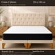 thumbnail image 4 of Cama europea Kumara 2 plazas con colchón y respaldo capitoné beige en lino 150x190 cm, 4 of 5