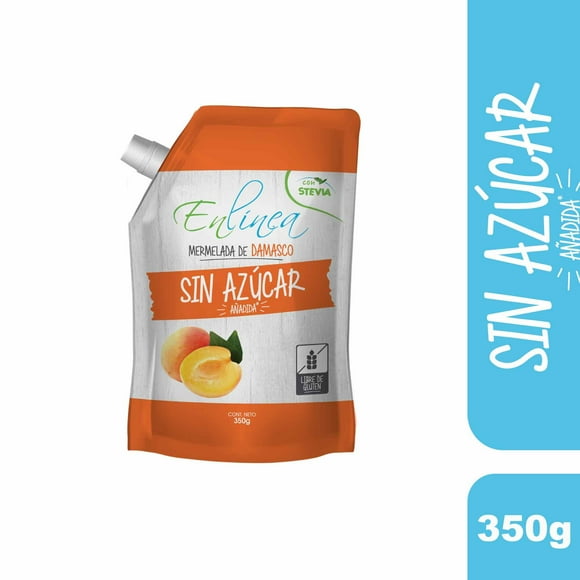 Mermelada sin azúcar Damasco Doypack, 350 gr
