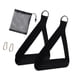 thumbnail image 1 of 2 Asas De Ejercicio Antideslizantes Para Máquina De Cable, Equipo De Fitness Desplegable, Color Negro, 1 of 5