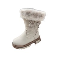 Vinnys Outlet - Bota De Invierno Beige Niña