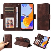 Carcasa Foxdock Xiaomi Redmi Note 11 Pro 4G/5G De Cuero Pu, Diseño Acolchado Clásico, Protección Contra Caídas Y Rayones