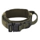 thumbnail image 1 of Collar ajustable para perro, de algodón duradero, con hebilla de metal, color verde militar., 1 of 8