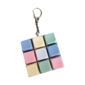 Magideal - Teclado Llavero Botón Fidget Juguete Sensorial Mecánico Innovador Superficie Lisa Material Pvc Compacto Adecuado Para Oficina Regalo Relajación