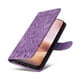 thumbnail image 4 of Funda tipo cartera FOXDOCK para iPhone 16 , diseño girasol en relieve, cuero PU, cierre magnético, soporte y tarjetero, 4 of 5