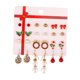thumbnail image 1 of Pendientes De Moda Conjunto De Regalo De Reno Aro Copo De Nieve Para Fiesta De Navidad Amigo Bowknot, 1 of 5
