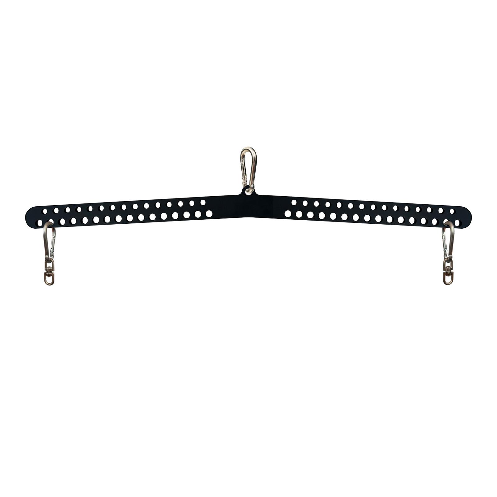 Magideal - Accesorios Para Máquina De Cables De Barra En T Extraíble Lat, Barra Esparcidora De Agarre Múltiple, Barra Desplegable Para Ejercicio Físico En Casa, 98Cm