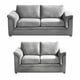 thumbnail image 1 of Living Ancona 3C-2C Tela Velvet Gris, 1 of 5