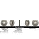 thumbnail image 2 of Disco Freno para auto Mercedes Benz ML350 2011-2019 Delantero, 2 of 3