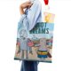 thumbnail image 4 of Robot Dreams Bolso de tela con estampado de lienzo para mujer, bolsa de compras reutilizable y estética, con cremallera interior, regalo para mujer,40*40cm., 4 of 6