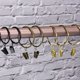 thumbnail image 5 of Anillos de cortina Uxcell con clips, 14 piezas de anillos de clip para cortinas, ganchos de anillo de clip de cortina de 1 pulgada (plata), 5 of 5