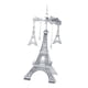 thumbnail image 3 of Estatuilla De La Torre Eiffel Portavelas Giratorio Ornamento Decoración Encantadora Torre Colgante Duradera, 3 of 5