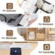 thumbnail image 2 of Set 8 Organizadores LANSKLBD Beige Viaje Poliaster Maleta, 2 of 3
