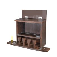 Magideal - Comedero De Madera Para Ardillas, Caja De Alimentación Para Ardillas, Regalo De Fácil Llenado, Estación De Alimentación Estable, Alimentador De Alimen