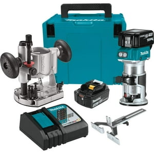 Kit De Enrutador Compacto Inalámbrico Makita Xtr01T7 18V Lxt