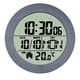 thumbnail image 5 of Reloj de pared Digital para baño de 14,6 cm con ventosa, pantalla LCD, calendario versátil y resistente, mes, fecha, día para zona de SPA, lavandería Marco de PP gris, 5 of 5