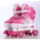 thumbnail image 3 of Patines 4 Ruedas Ajustables Niños Niñas Proteccion L Rosa, 3 of 12