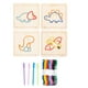 thumbnail image 4 of Cordón de Madera Bordado Juego de Mesa Enhebrado Actividad Rompecabezas Aprendizaje Y Educación Montessori Juguete Colorido Cuerda Enhebrado Juguete P Dinosaurio, 4 of 5