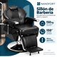 thumbnail image 2 of Sillon Barbero Neumatico Nanofort Barberia Peluqueria Spa Negro, 2 of 7