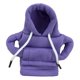 thumbnail image 3 of Auto Gear Shifter Knob Cover Sudadera Con Capucha Tela Invierno Cálido Perilla Sudadera Con Capucha Púrpura, 3 of 5