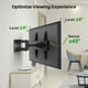 thumbnail image 3 of Soporte de pared para televisores USX MOUNT Full Motion de 32 a 70 pulgadas, 45 kg, VESA, 400 x 400 mm, 3 of 7