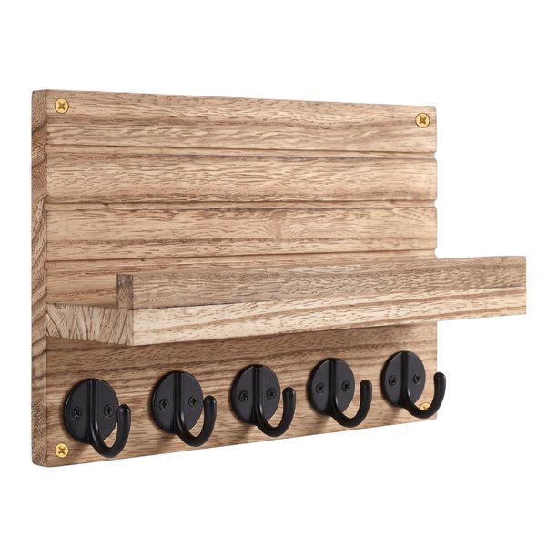 Portallaves De Madera Organizador Decorativo Para Llaves beige
