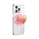 thumbnail image 1 of Empuñadura para teléfono PopSockets MagSafe con soporte en forma de corazón rosa, 1 of 6