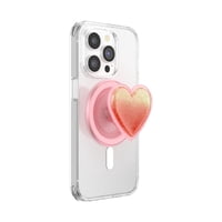 Empuñadura Para Teléfono Popsockets Magsafe Con Soporte En Forma De Corazón Rosa