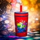thumbnail image 2 of Vaso con Popote Zak Designs The Super Mario Galaxy Movie 350 mL, 2 of 8