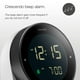 thumbnail image 3 of Reloj despertador Braun Digital BC24W con función de despertador y pantalla LCD negativa, 3 of 3