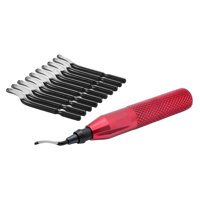 Magideal - Kit De Herramientas De Desbarbado De Desbarbado Bs1010, Eje De Impresión 3D, Limpieza De Bordes, Borde De Herramienta De , Rojo