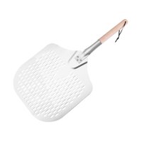 Bothyi - Cáscara De Pizza De Metal De Aluminio Almacenamiento Fácil Accesorios De Horno Duraderos Paleta De Pizza 63.8Cm