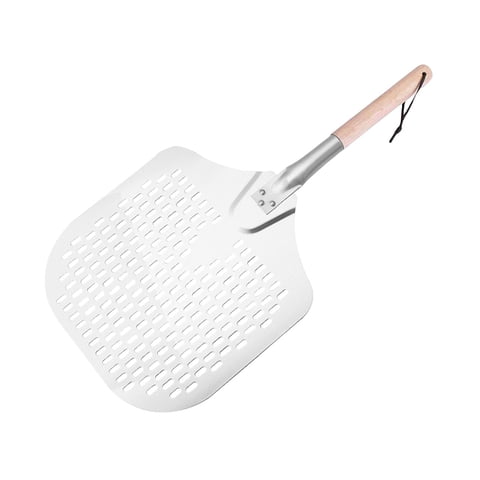Bothyi - Cáscara De Pizza De Metal De Aluminio Almacenamiento Fácil Accesorios De Horno Duraderos Paleta De Pizza 63.8Cm