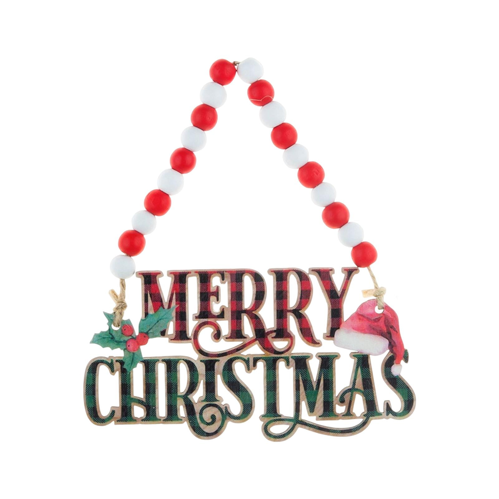 Bothyi - Letrero De Navidad Decoración Diy Colgantes De Madera Artesanía Decoración De Navidad Decorativa Para El Hogar Stylec