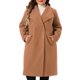thumbnail image 1 of Agnes Orinda Trajes de Halloween Abrigo de Mujer Tallas Grandes Abrigo de Trinchera de Largo Medio con Solapa Grande de Doble Botonadura 2X Camel, 1 of 5