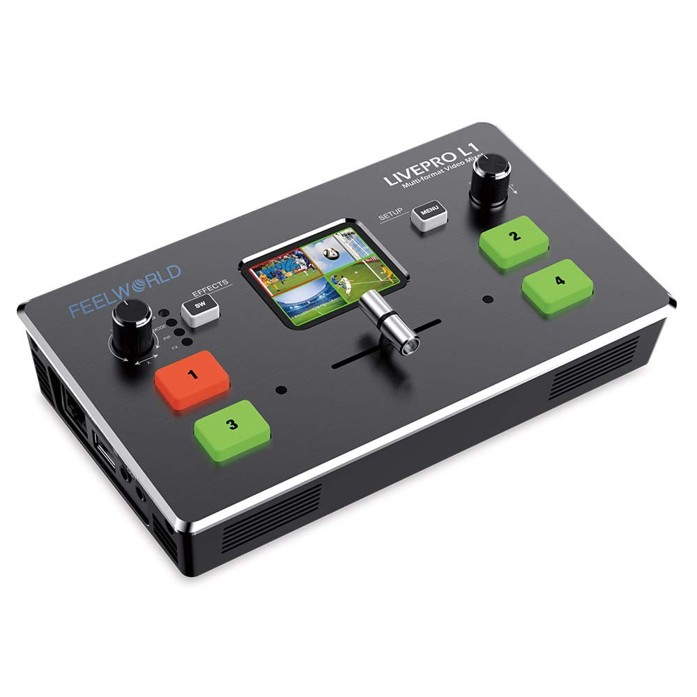 Mezclador De Vídeo Feelworld Livepro L1 Con 4 Entradas Hdmi