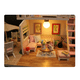thumbnail image 2 of "Casa Miniatura DIY “Pink Loft” – Loft Moderno de Madera con Luces LED M033 ", 2 of 3