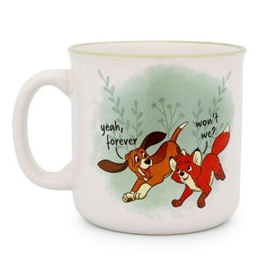 Taza Camper De Cerámica Disney Fox And The Hound Friends, 600 Ml